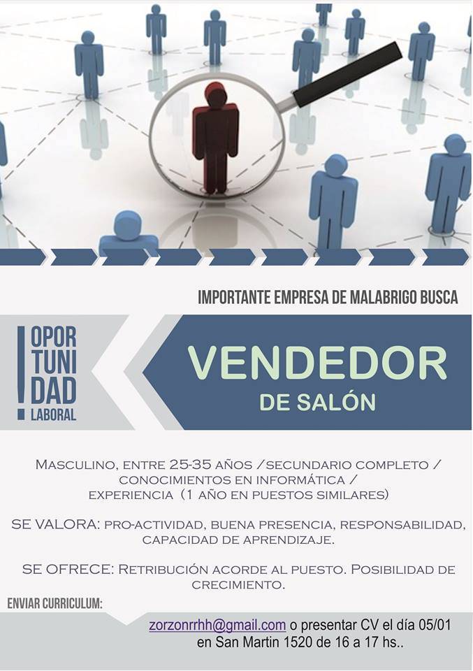 Oportunidad laboral