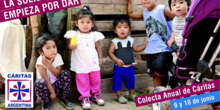 Sábado 9 y domingo 10 de junio se realiza la Colecta Anual de Cáritas