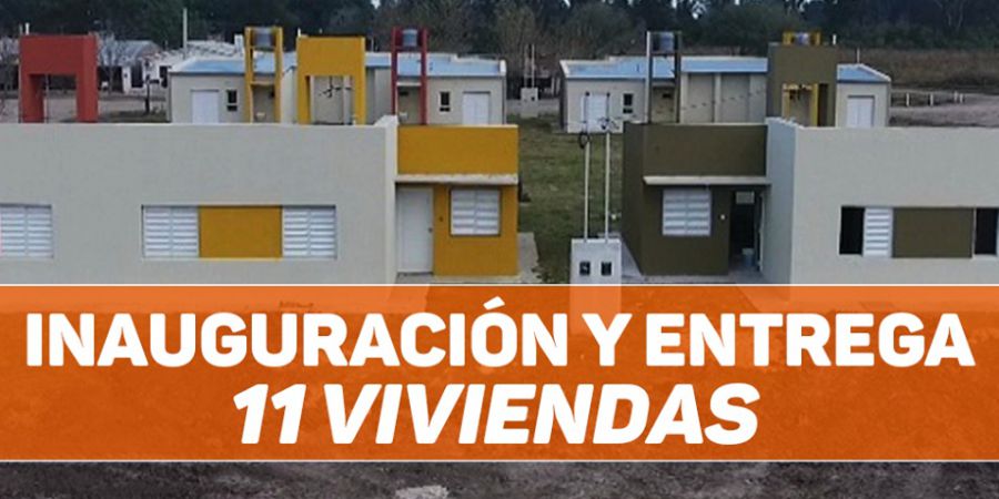 El lunes 28 se entregan las 11 viviendas