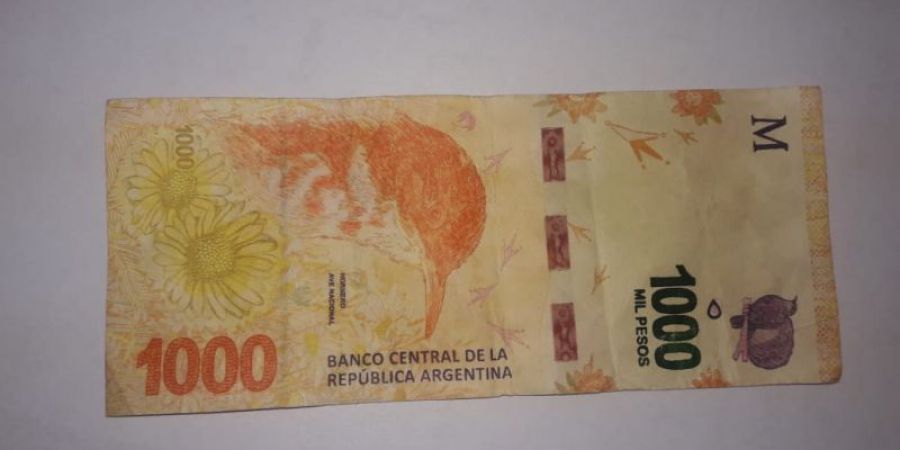 Detectan billetes falsos de $1.000 que pasan la prueba del lápiz