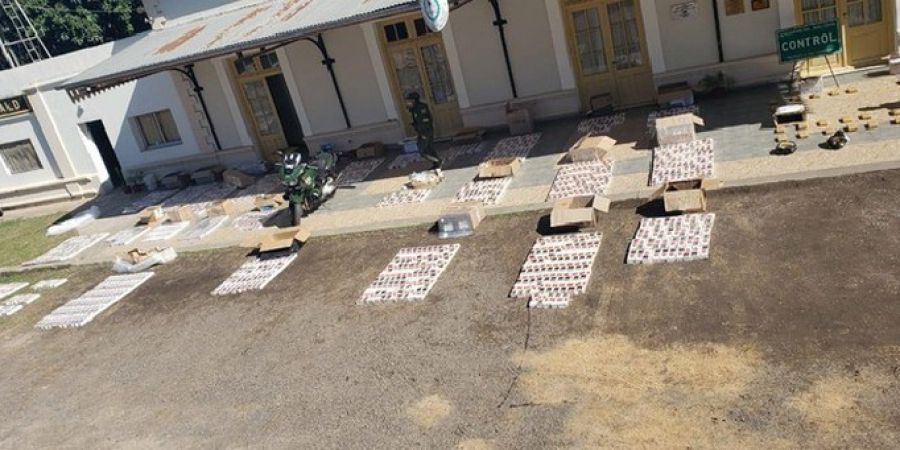 En Avellaneda hallan más de 33 kilos de marihuana y 11.750 atados de cigarrillos