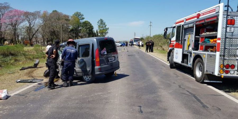 Choque fatal entre dos vehículos en el acceso Oeste a Reconquista por Ruta 40