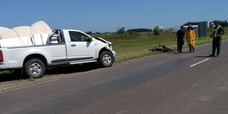 Accidente fatal en la Ruta 1, cerca de Romang
