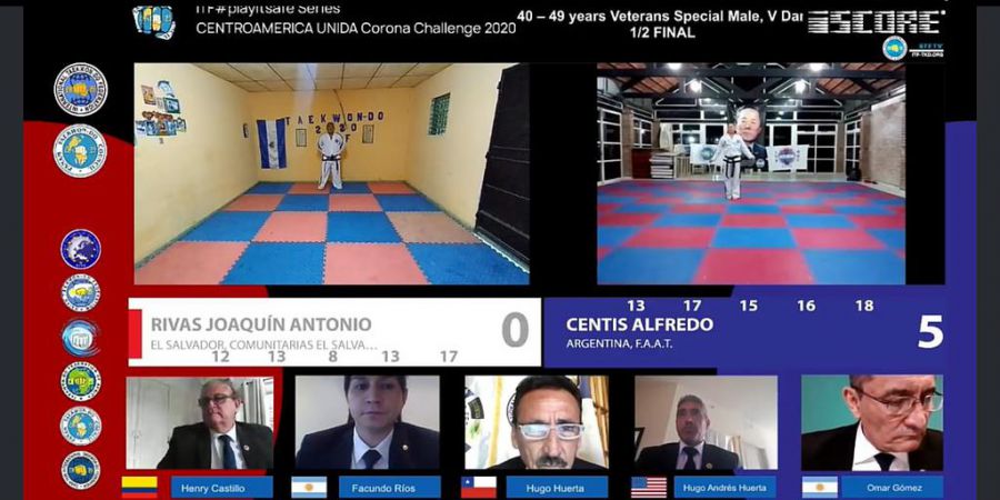 Alfredo Centis campeón centroamericano de Taekwondo