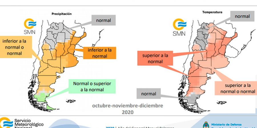 Lluvias y temperaturas: ¿qué se espera hasta fin de año?