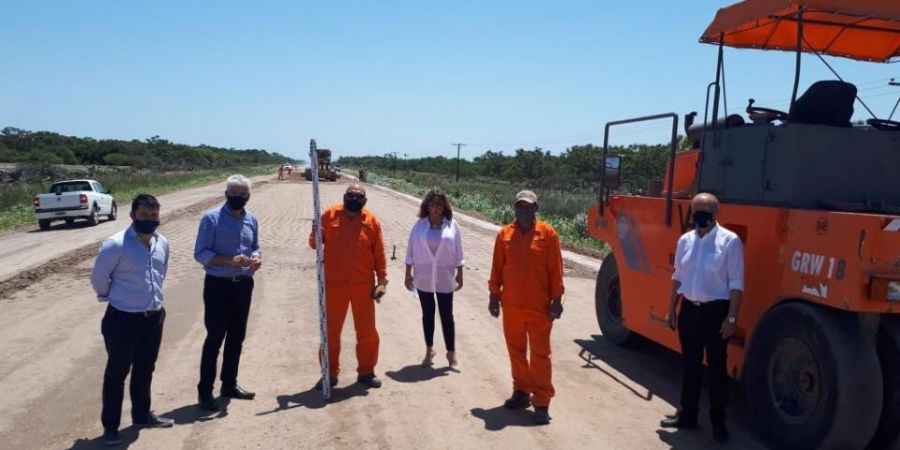 La Provincia avanza con la pavimentación de la Ruta 36s en el departamento San Javier