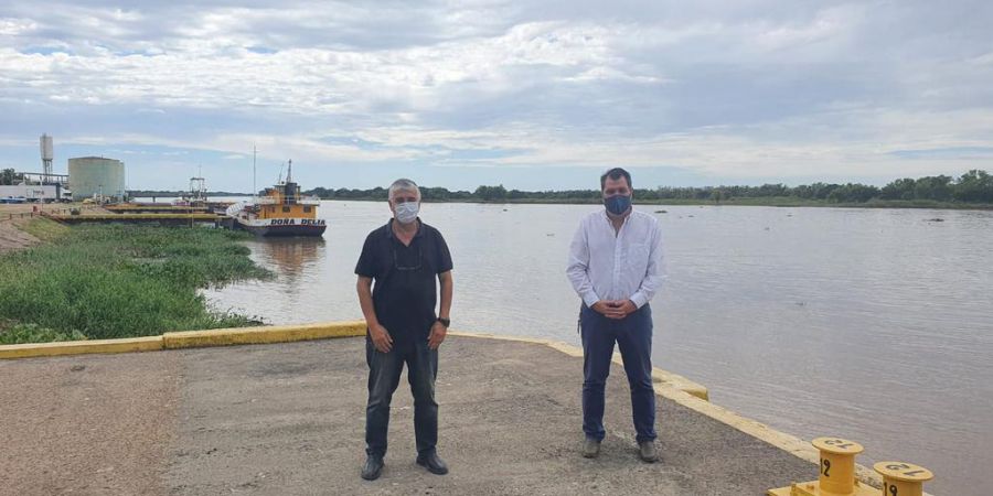 Deltin y Duran se reunieron por el Concurso del Surubí