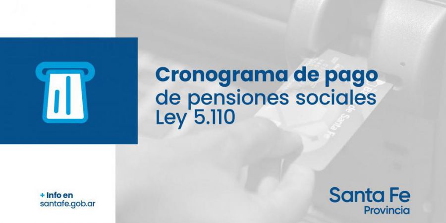 Cronograma de pago de las pensiones sociales