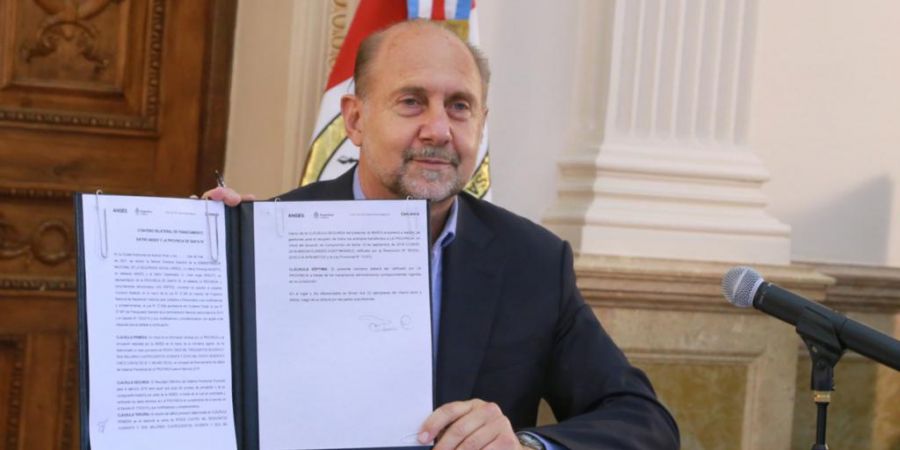 La provincia firmó un convenio con ANSES por el financiamiento del déficit de la Caja de Jubilaciones