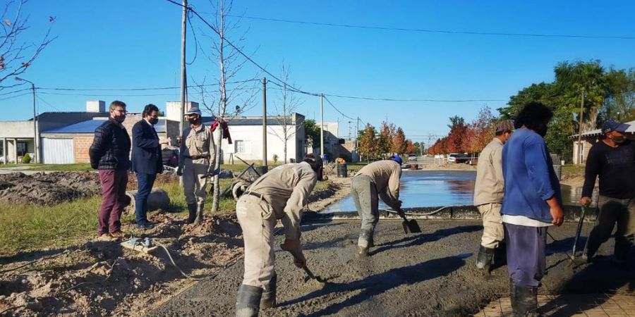 Nueva cuadra de pavimento