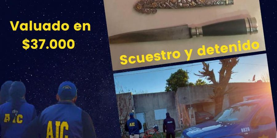 Al filo de la ley: la Agencia de Investigación Criminal detuvo a un hombre en San Justo por un cuantioso robo