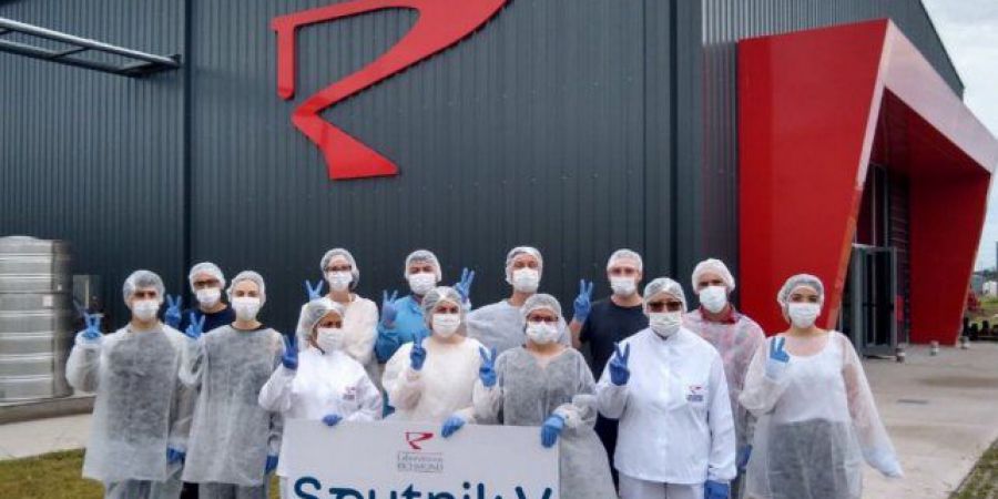 El laboratorio Richmond anunció que terminó de producir las primeras 448 mil dosis de Sputnik V
