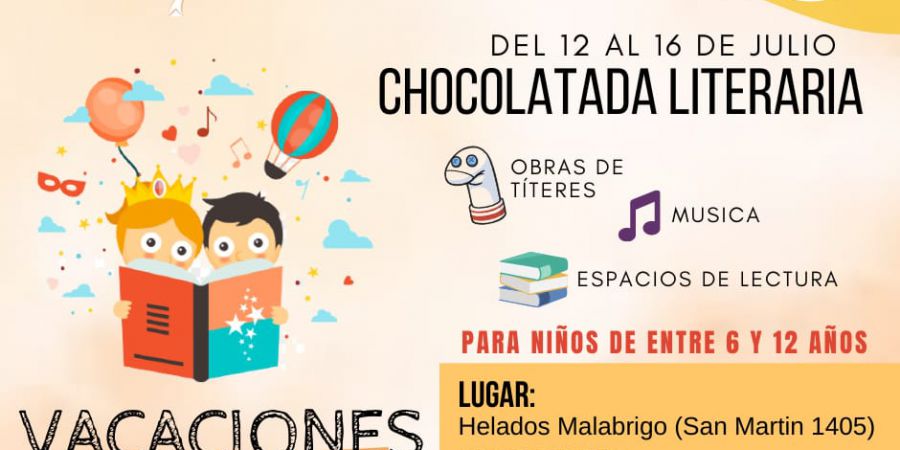 Vacaciones con lectura • Chocolatada Literaria
