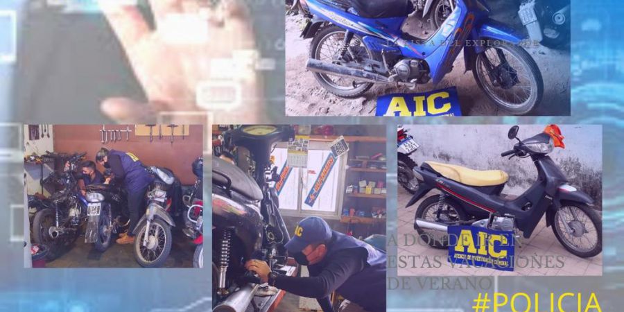 Reconquista: La AIC recuperó dos motos robadas