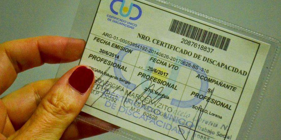 Prorrogan la vigencia del Certificado Único de Discapacidad