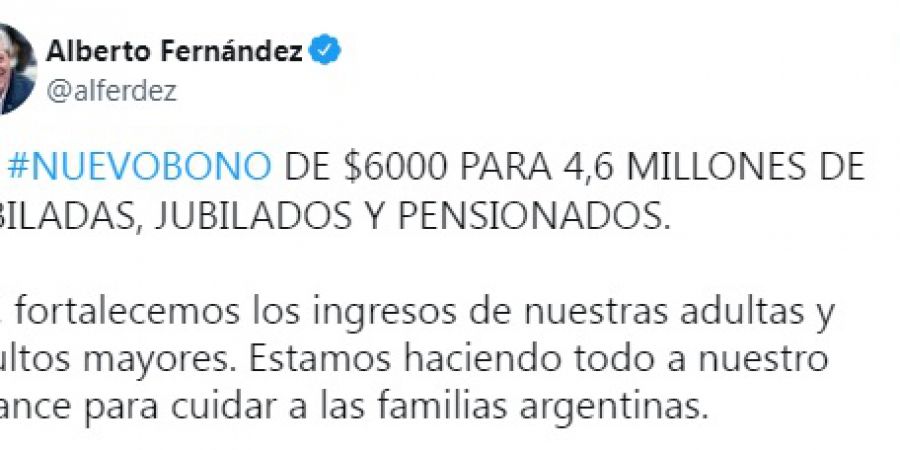 ANSES confirmó la fecha del bono extraordinario para jubilados y pensionados
