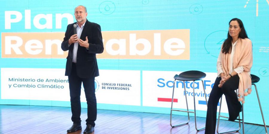 Plan Renovable: Perotti y Gonnet anunciaron créditos para la adquisición e instalación de calefones y paneles solares