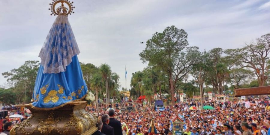 Una multitud peregrinó a Itati