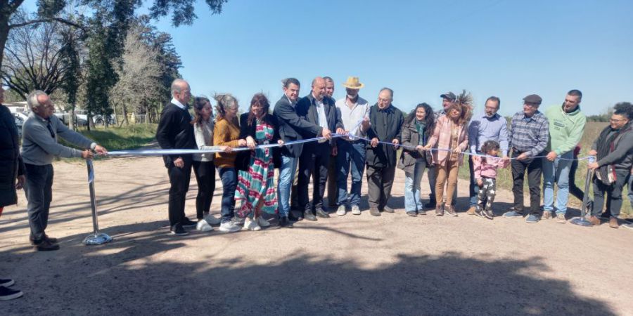El gobernador inauguró el corredor productivo Malabrigo Los Laureles