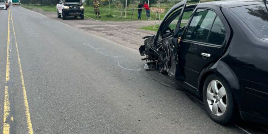 Accidente en ruta 11 frente a Malabrigo