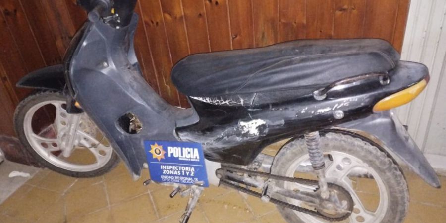 Recuperaron una moto que había sido sustraída el fin de semana