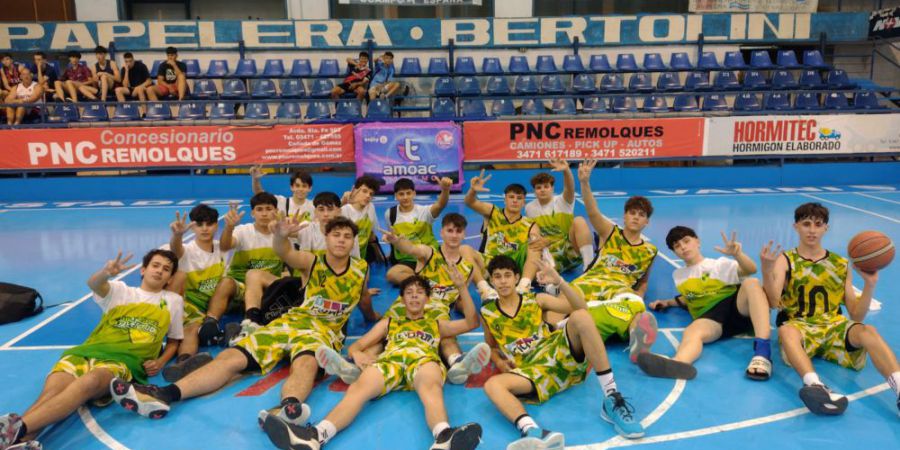Buena actuación del U 16 de Basquet del CAJ en Cañada de Gomez