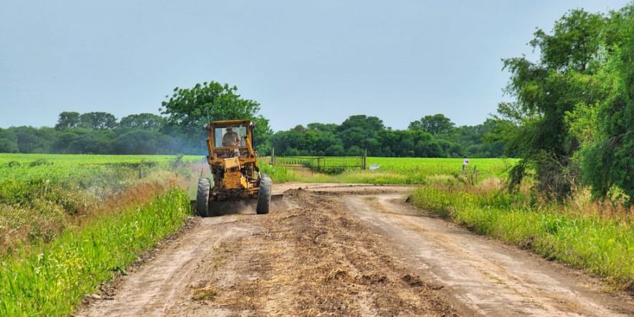 Trabajos de mantenimiento en zona rural