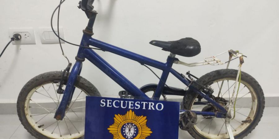 Compró una bicicleta que era robada, la secuestró la policía.