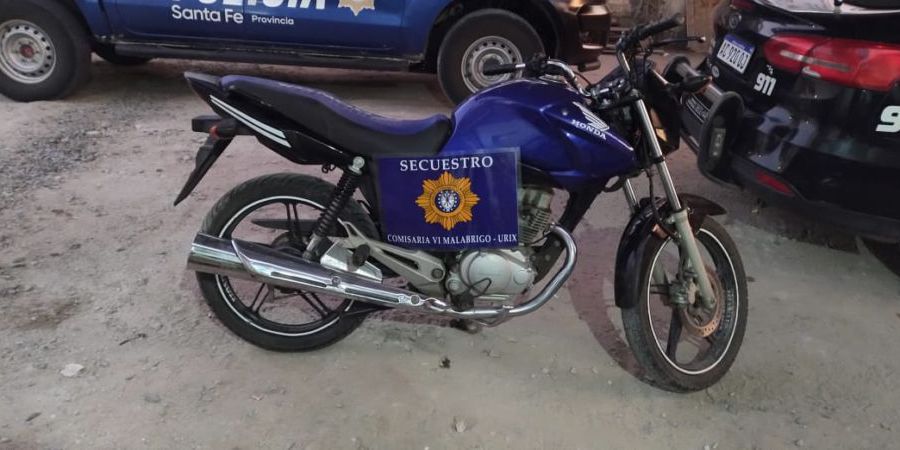 La Policía recuperó una moto robada