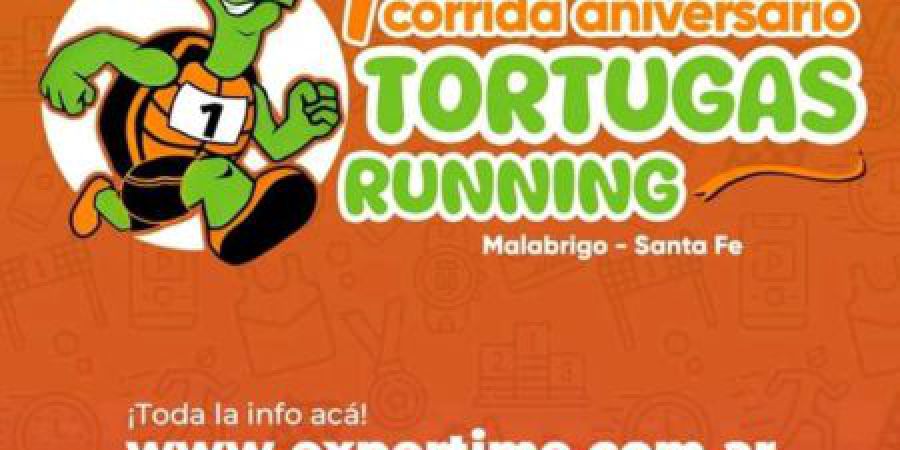 Hoy es la corrida aniversario Tortugas Running