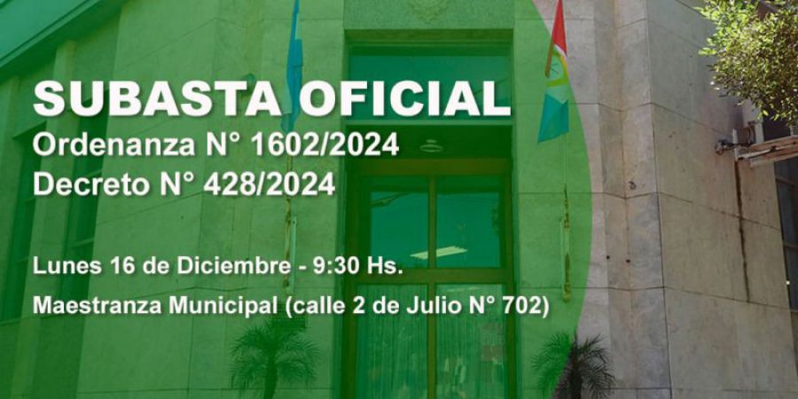 Subasta oficial