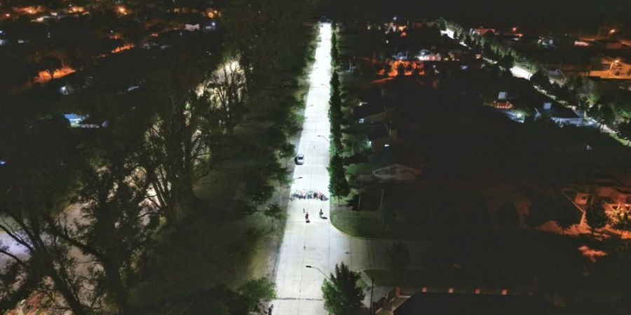 Nueva iluminación Led en Barrio Quinta Grande
