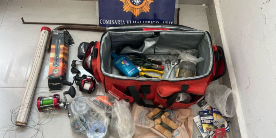 La policía esclareció el robo de elementos de pesca