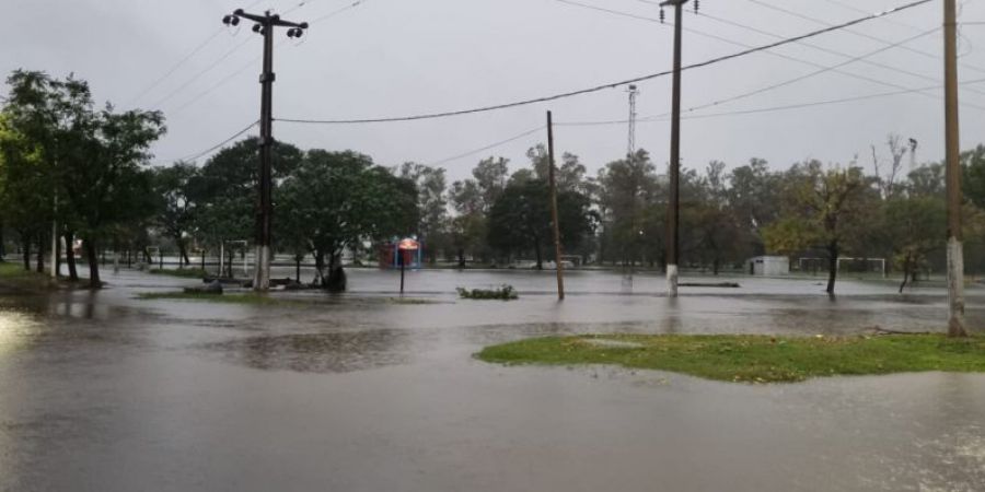 Villa Ocampo recibió más de 260 mm en pocas horas