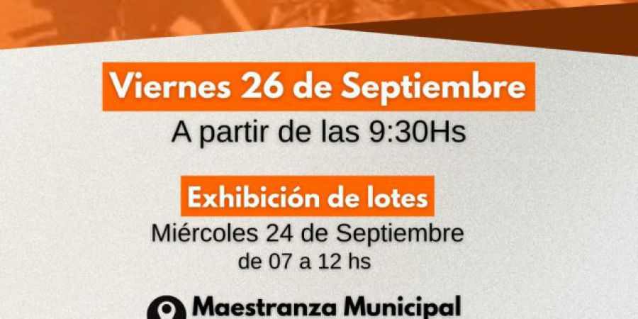 Malabrigo: Subasta oficial